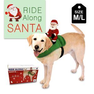 Ride Along Santa 🎅 - Christmas Dog Accessory